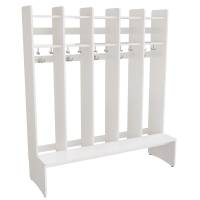 Eira Light garderobe gulvmodel med 5 rum bredde 250mm hvid