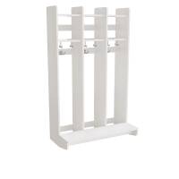 Eira Light garderobe til v&aelig;g med 3 rum bredde 720mm hvid