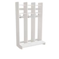 Eira Light garderobe til v&aelig;g med 3 rum bredde 900mm hvid