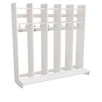 Eira Light garderobe til v&aelig;g med 5 rum bredde 1190mm hvid