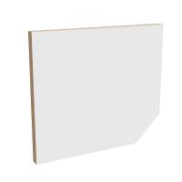 Eira Light låge i birk krydsfinér, hvid laminat, rumbredde 28cm