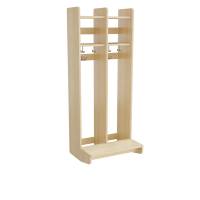 Eira Light garderobe til væg med 2 rum bredde 485mm birk
