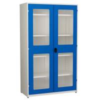 GBP værktøjsskab plexiglas og FlexLock 2000x1020x540mm blå