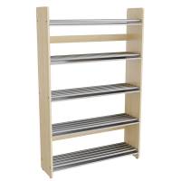 Eira Light skohylde i birk natur krydsfinér, 5 hylder, bredde 90cm
