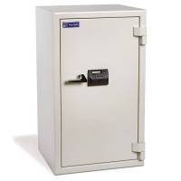 Brandsikkert dokumentskab ES 100 992x585x507mm, gr&aring;hvidt 