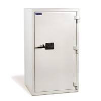 Brandsikkert dokumentskab ES 200 1282x737x630mm, gr&aring;hvidt 