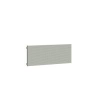 BST lydabsorberende panel til garderobesektion 800mm lys gr&aring;