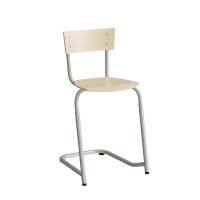 Strong 272 justerbar elevstol i birk laminat med alugr&aring;t stel