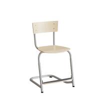 Strong 274 justerbar elevstol i birk laminat med alugråt stel