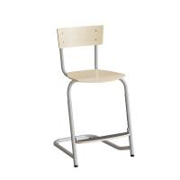 Strong 275 justerbar elevstol i birk laminat med alugr&aring;t stel