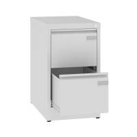 Arkivskab ASM med 2 skuffer og en dybde på 720mm lys grå