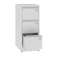 Arkivskab ASM med 3 skuffer og en dybde på 720mm lys grå