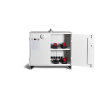 Batteriskab med 1 hylde brandisoleret 895x1000x320mm 
