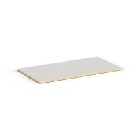 ESD bordplade 24mm 1600x800mm i lys gr&aring; linoleum
