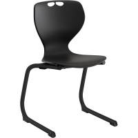 Tarris Junior elevstol med sort sæde og sort C-stel
