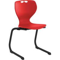 Tarris Junior elevstol med r&oslash;dt s&aelig;de og sort C-stel