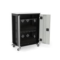 iPad opladningsskab p&aring; hjul 32 rum 1050x730x440mm