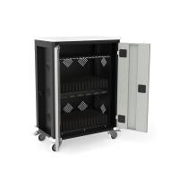 iPad opladningsskab p&aring; hjul 32 rum 1050x730x440mm