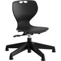 Tarris Junior elevstol med sort s&aelig;de og sort 5-fods kryds med glidesko