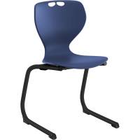 Tarris Junior elevstol med bl&aring;t s&aelig;de og sort C-stel