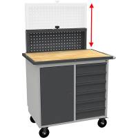 Elevatortavle til SMV v&aelig;rkstedsvogn, RAL7004/7024