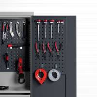 V&aelig;rkt&oslash;jstavle d&oslash;r til SMV v&aelig;rkt&oslash;jsskab gr&aring;