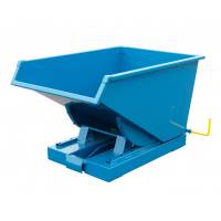 Tipcontainer HD 300 liter 2500 kg CE-m&aelig;rket i bl&aring;