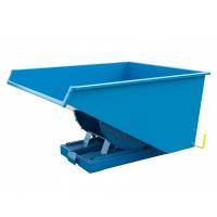 Tipcontainer HD 900 liter 2500 kg CE-m&aelig;rket i bl&aring;