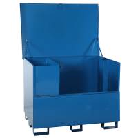 V&aelig;rkt&oslash;jscontainer VC2 med frontlem 955x1230x845mm bl&aring;