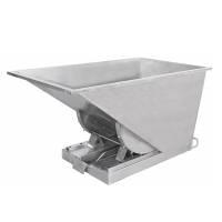 Tipcontainer SS304 300 liter 600 kg CE-m&aelig;rket i rustfrit st&aring;l 