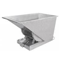 Tipcontainer SS304 600 liter 600 kg CE-m&aelig;rket i rustfrit st&aring;l 