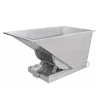 Tipcontainer SS316 300 liter 600 kg CE-m&aelig;rket i rustfrit st&aring;l 