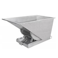 Tipcontainer SS316 300 liter 600 kg CE-m&aelig;rket i rustfrit st&aring;l 