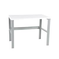 Arbejdsbord IWE1 med hvid laminat bordplade 1200x750mm