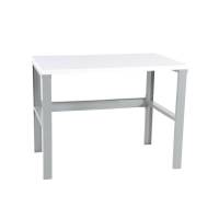 Arbejdsbord IWE1 med hvid laminat bordplade 1200x750mm