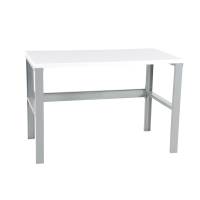 Arbejdsbord IWE1med hvid laminat bordplade 1500x750mm