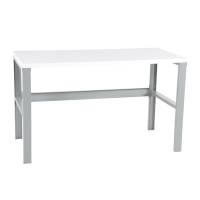 Arbejdsbord IWE1med hvid laminat bordplade 1800x750mm