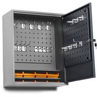 BoxIT v&aelig;rkt&oslash;jsskab med indretning 580x470x205mm gr&aring;