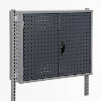 GBP v&aelig;rkt&oslash;jsskab perforeret CC900 h&oslash;jde 715mm gr&aring;