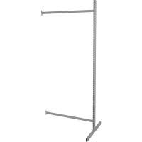 Gulvstativ på T-fod ekstra sektion med perforeret søjle, 2000mm