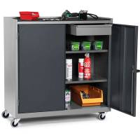 V&aelig;rkt&oslash;jsvogn ErgoDouble med hjul 995x950x450mm gr&aring;