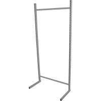 Gulvstativ på L-fødder startsektion med perforerede søjler, 2000mm