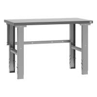 Fileb&aelig;nk med gr&aring; laminat bordplade 1200x620mm
