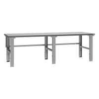 Fileb&aelig;nk med gr&aring; laminat bordplade 2500x800mm