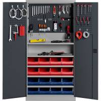 V&aelig;rkt&oslash;jsskab SMV kombination nr 4 1990x1000x435mm gr&aring;