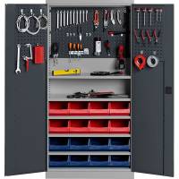 V&aelig;rkt&oslash;jsskab SMV kombination nr 4 1990x1000x435mm gr&aring;