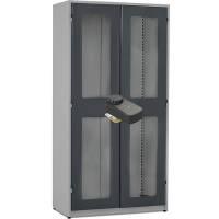 GBP v&aelig;rkt&oslash;jsskab med plexiglas og FlexLock 2000x1020x540mm gr&aring;