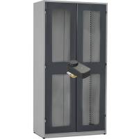 GBP værktøjsskab med plexiglas og FlexLock 2000x1020x540mm grå