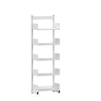 Kontorreol i stål til gulv 1900x600x300mm hvid