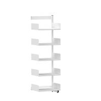 Kontorreol påbygningssektion i stål til gulv 1900x600x400mm hvid